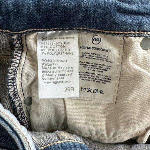 Ag Adriano Goldschmied AG Prima Denim Medium Wash, Cigarette/Skinny Leg - Picture 8 of 10